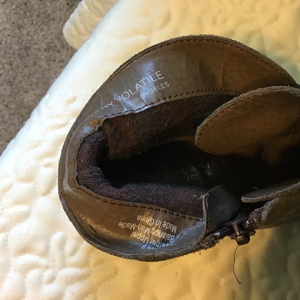 Very Volatile Brown Boots - Picture 6 of 7